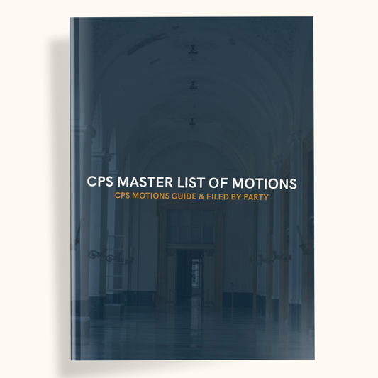 MASTER MOTION & AFFIDAVIT LISTS & FILED BY PARTY | CPS - THE LEGAL PLAYBOOK CO