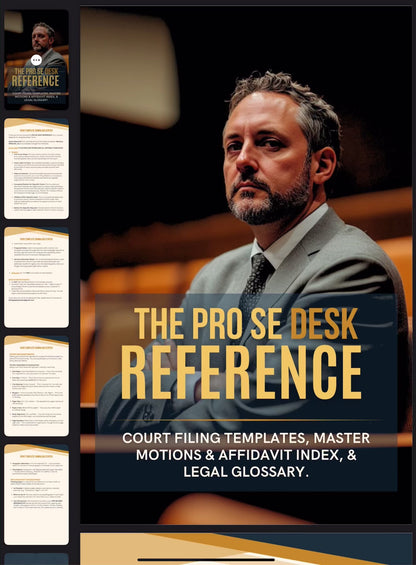 Pro Se Legal Forms & Filing Kit for Family Law